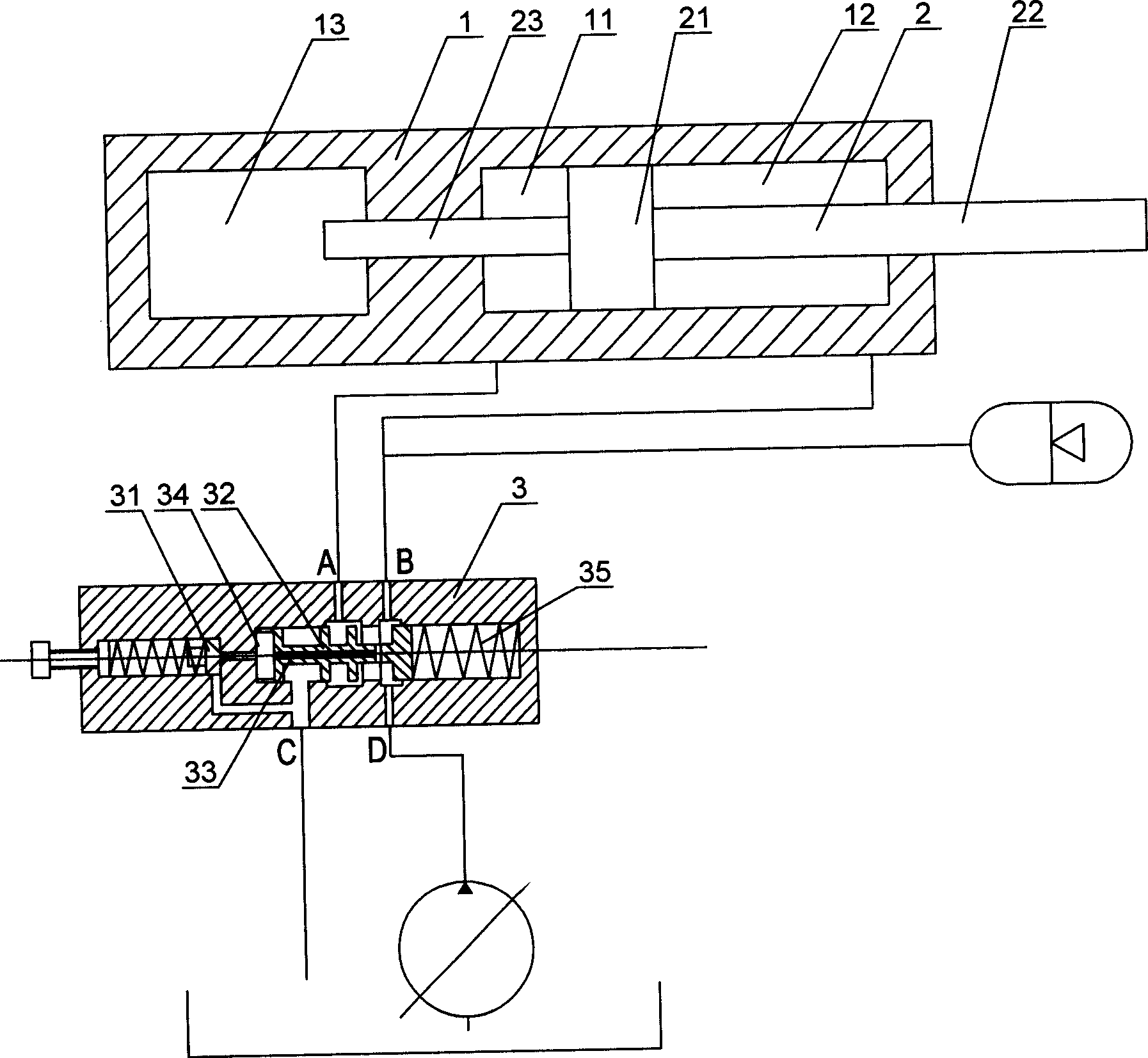 Underwater hydraulic impacting shovel