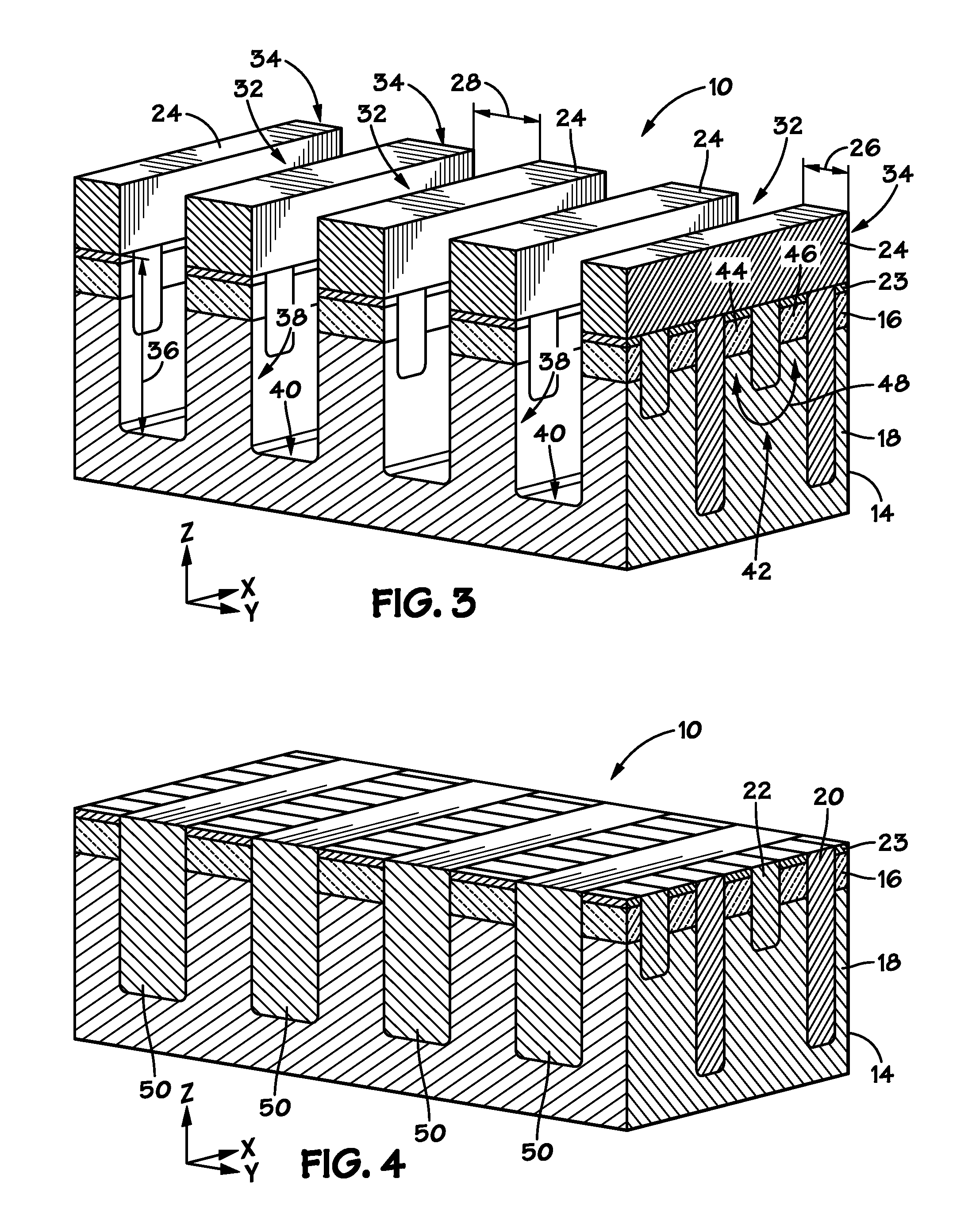 Cross-hair cell devices and methods for manufacturing the same