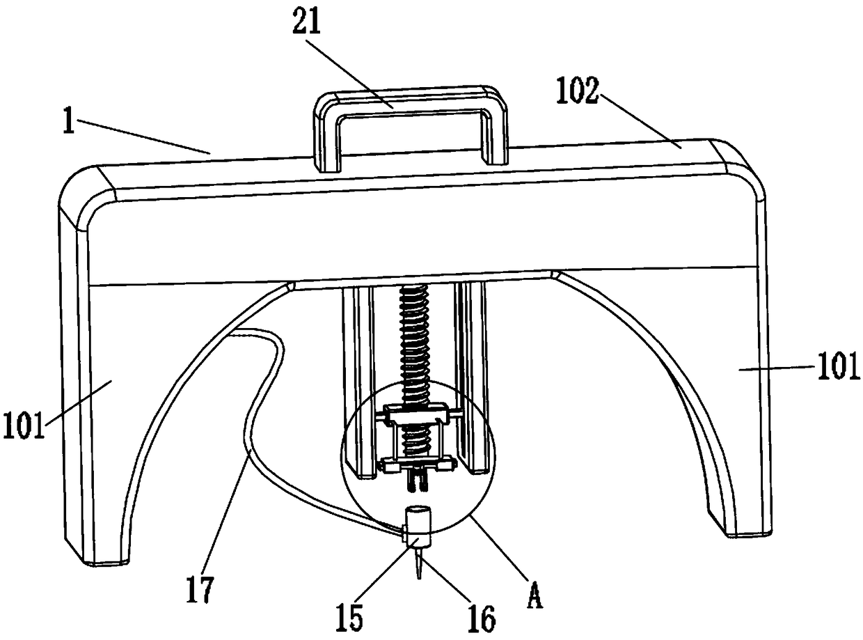 Puncturing device for gastrointestinal laparoscopic surgery