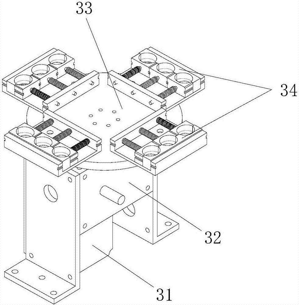 Multi-stage processing, coring and peeling machine with flexible feeding mechanism