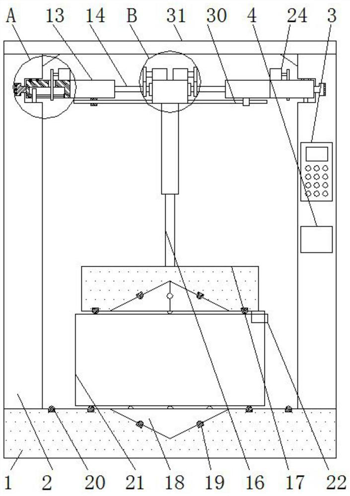 A kind of carton testing equipment