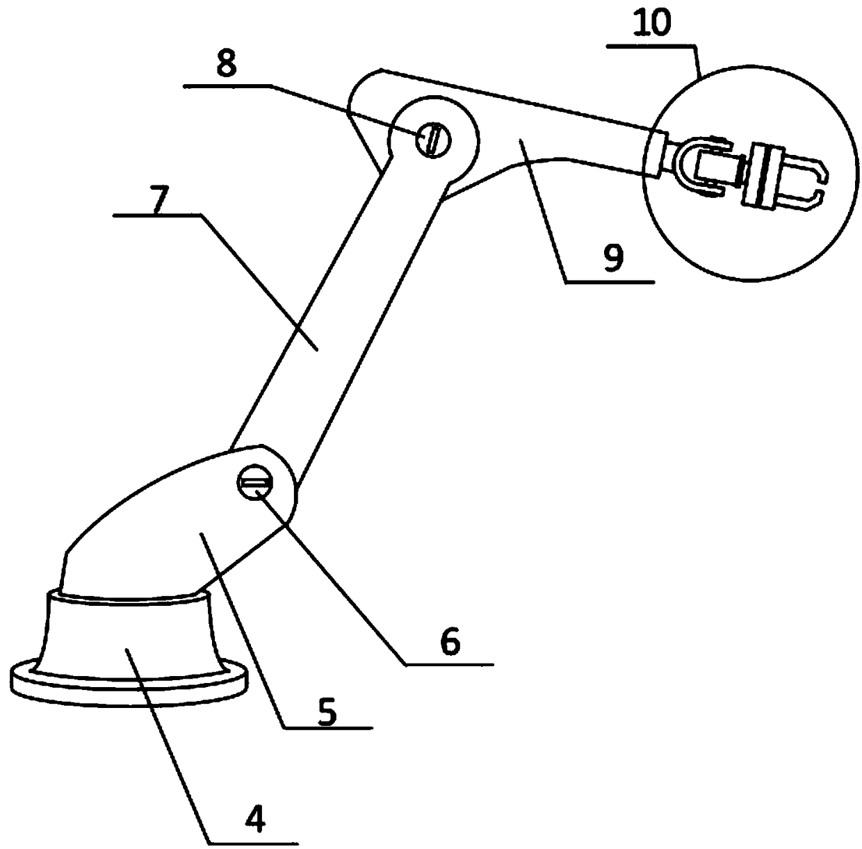 Vehicle-mounted rotor unmanned aerial vehicle recovery device and method based on mechanical grabbing