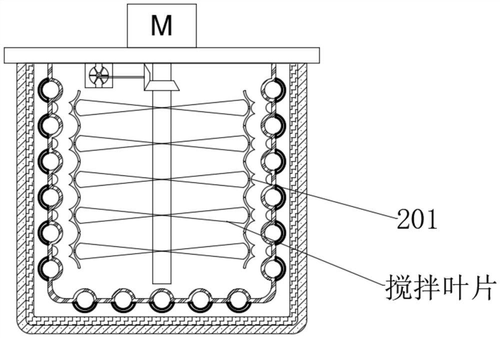 Temperature-controllable rubber dissolving tank