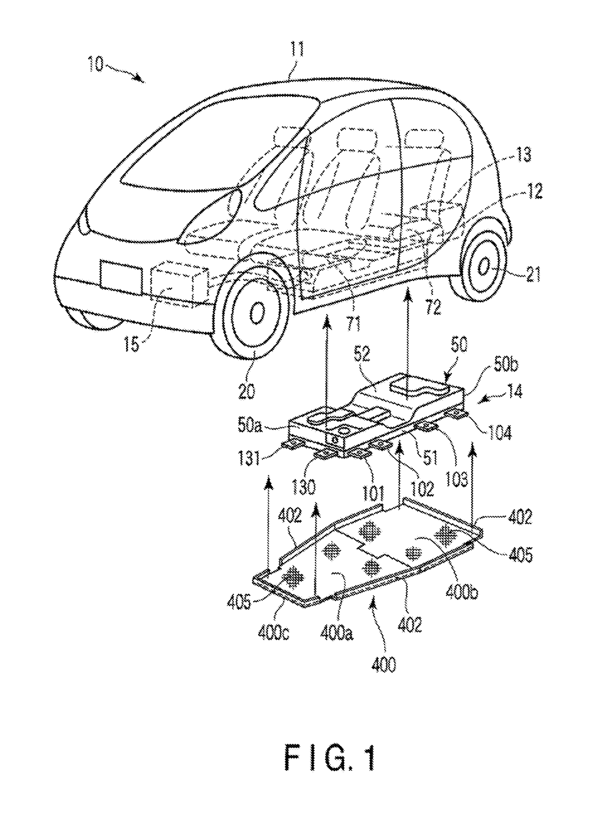 Electric vehicle powered by capacitive energy storage modules