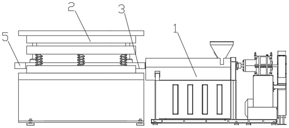 Production and processing equipment for double-wall corrugated pipe