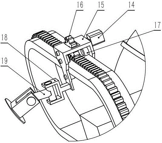 Oscillating type energy-saving road sweeper