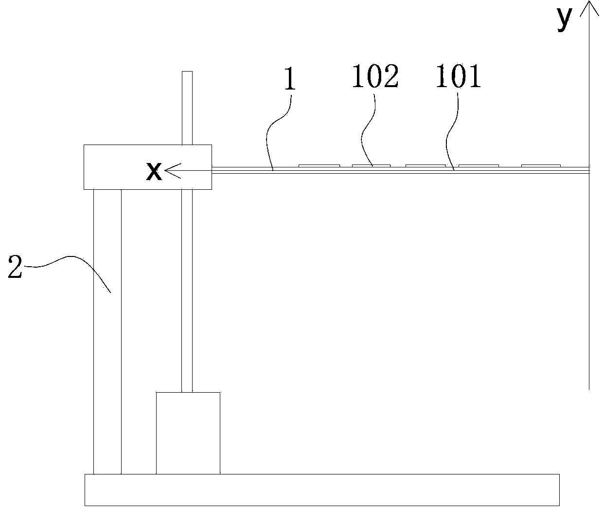 Test method for testing bending fatigue life of film