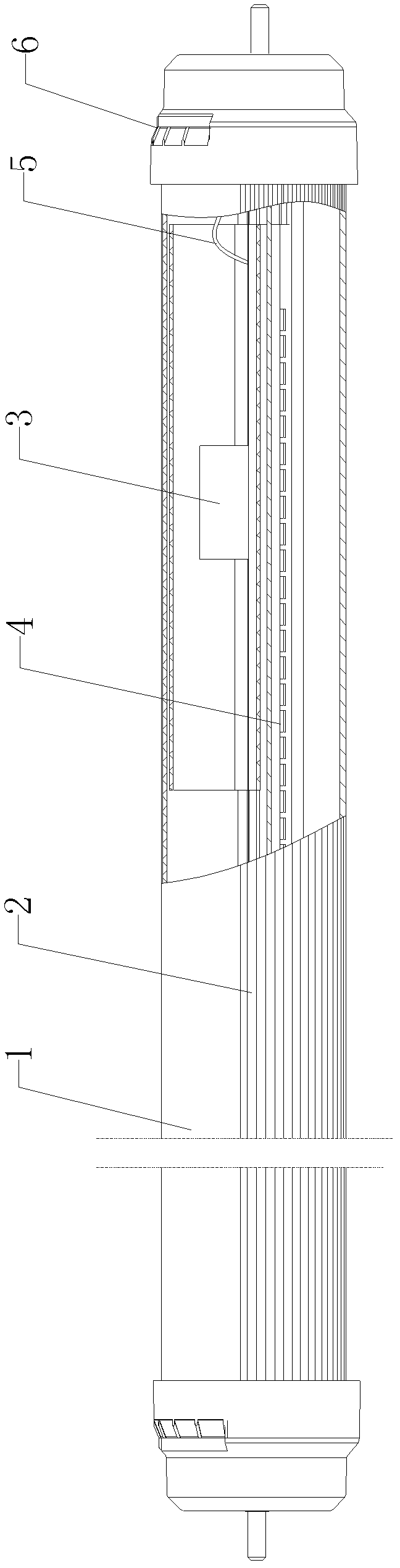 Light-emitting diode (LED) fluorescent lamp with rotatable lamp heads