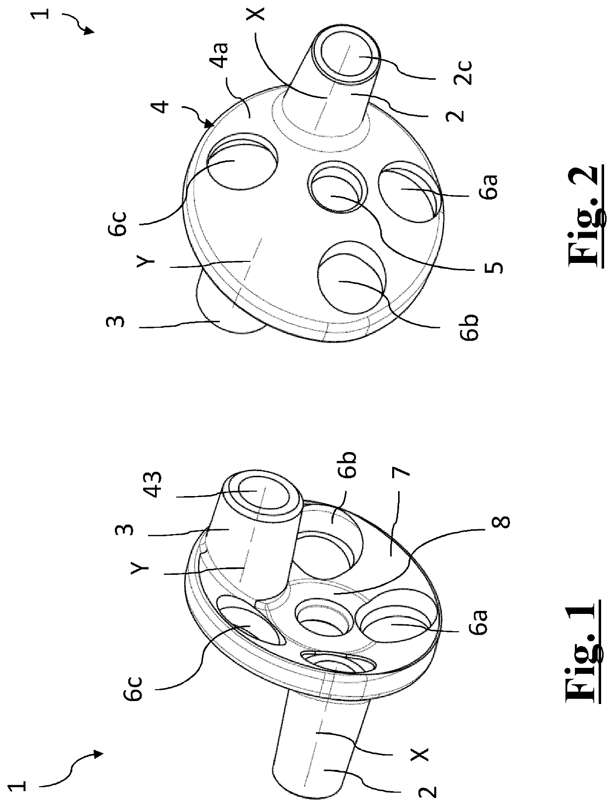 Improved glenoid adapter for shoulder joint prosthesis