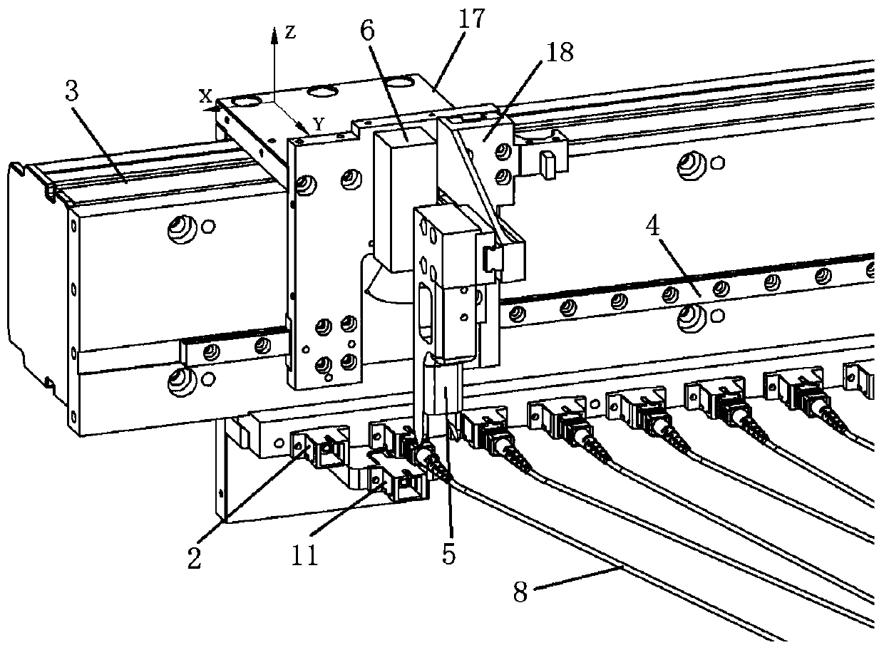 Network wiring device and wiring method thereof