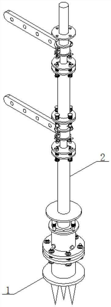 Positioning structure for mounting road traffic signboard fixing frame