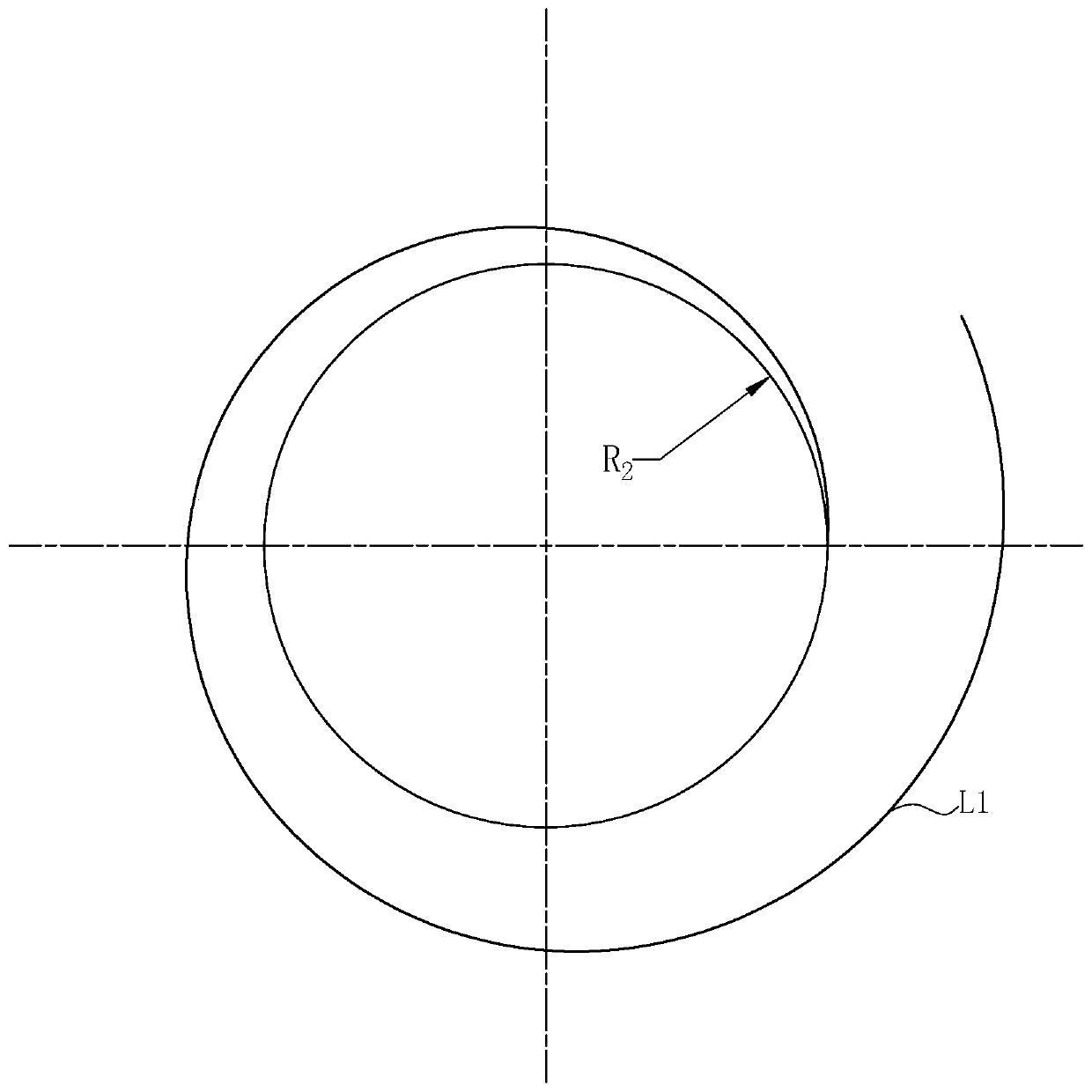 Volute molded line generation method of centrifugal fan