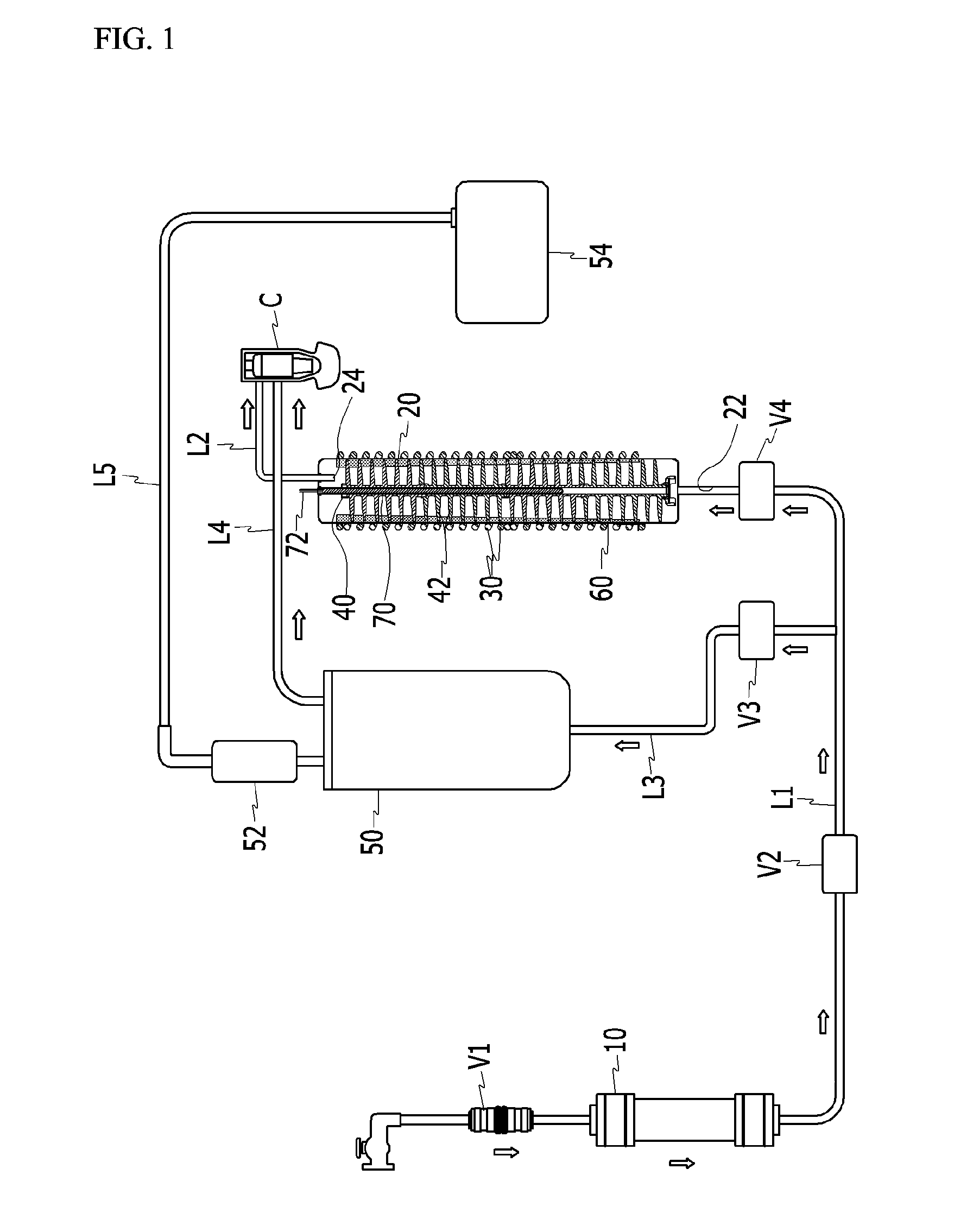 Beverage cooling device and beverage supplying system using cooling device