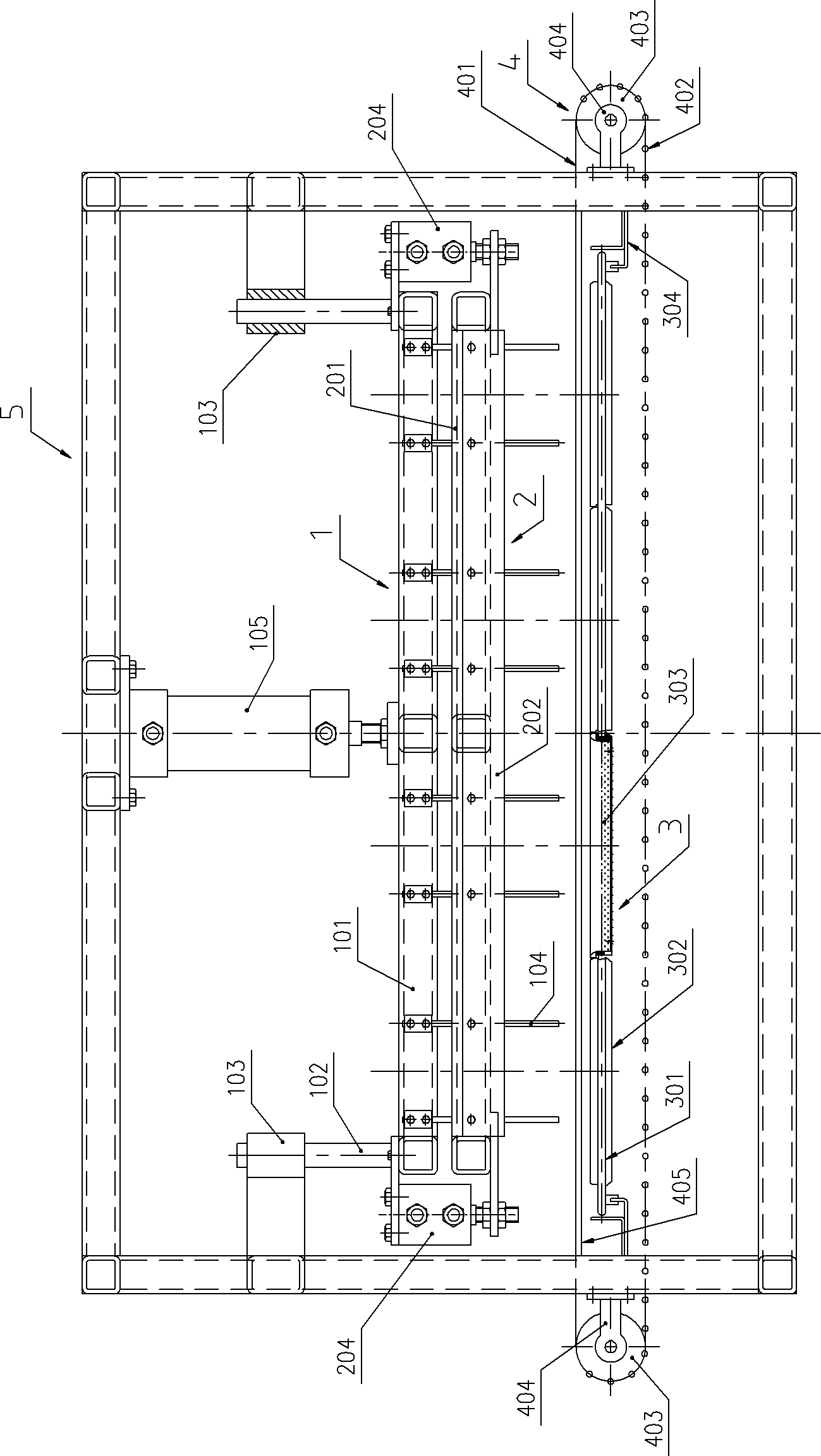 Cake fetching device for algae material processing