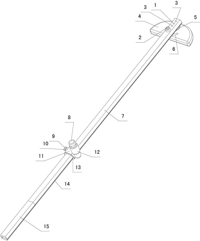 Lengthened glass cutter