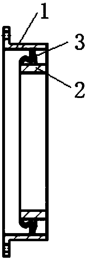 Sealing structure for gauge-changeable wheelsets