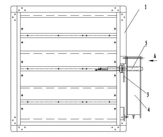 Locking device in fire damper