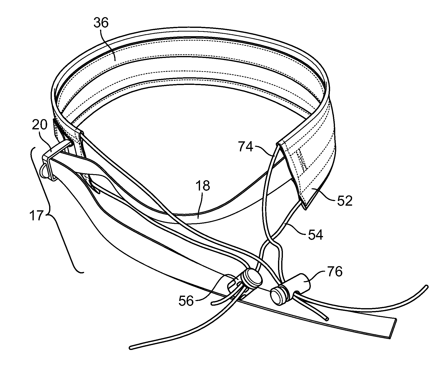 Headgear accessory attachment apparatus