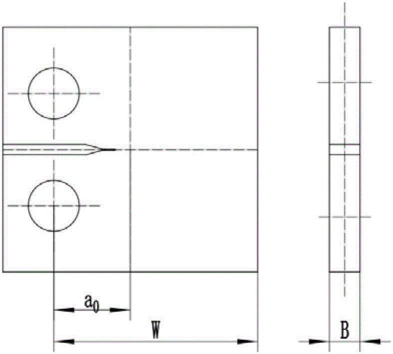 Turbine disc-based low-cycle fatigue crack propagation life prediction method