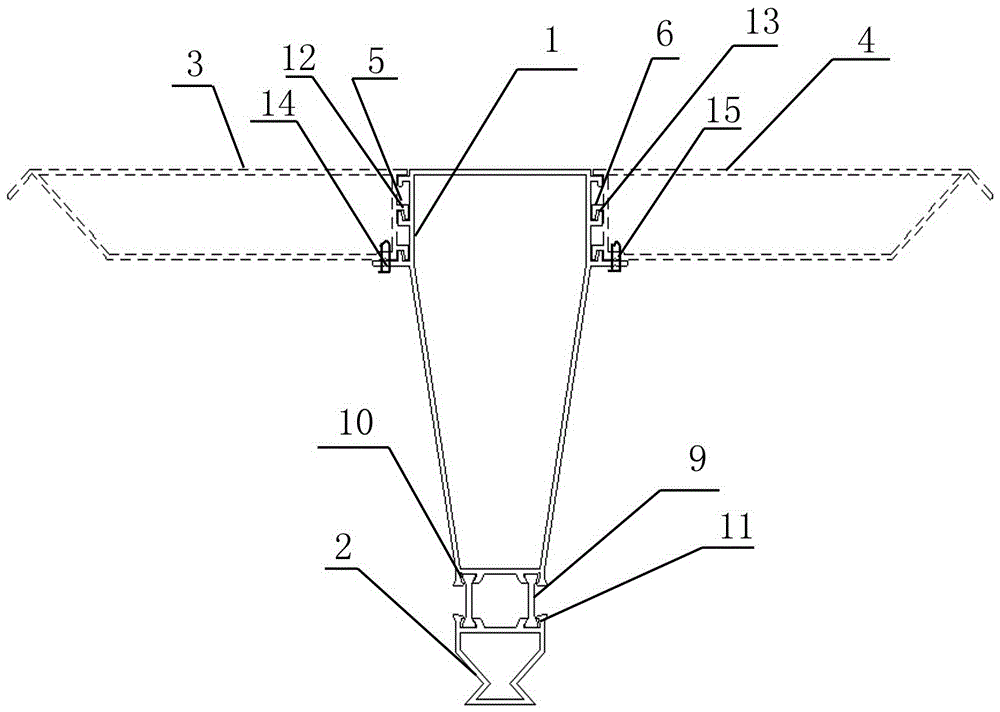 Combined aluminum alloy door window corner structure