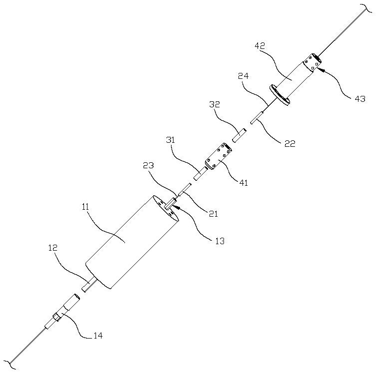 Motor with optical fiber communication