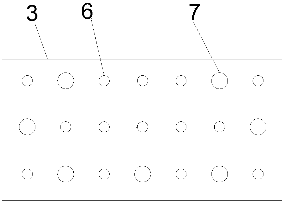 Clearing device for glass of glass window