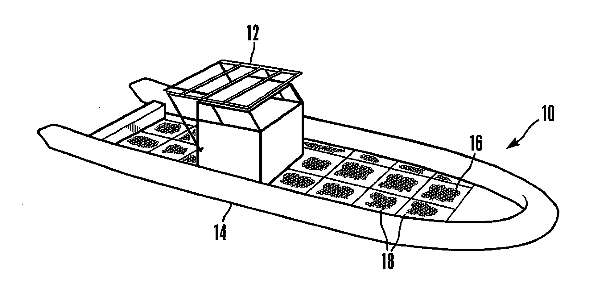 Multi-layer non-skid cushion pad for deck with easy removability