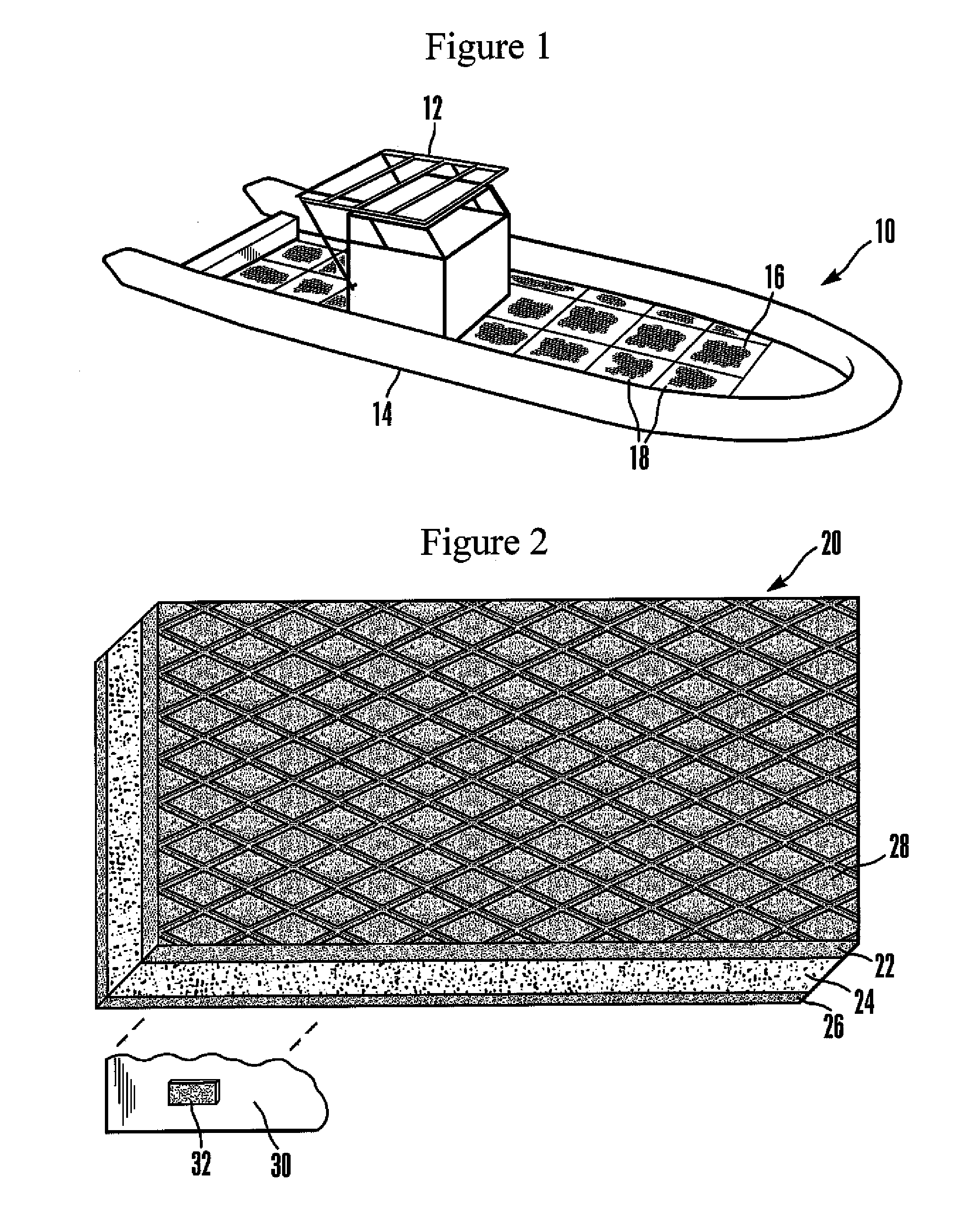 Multi-layer non-skid cushion pad for deck with easy removability