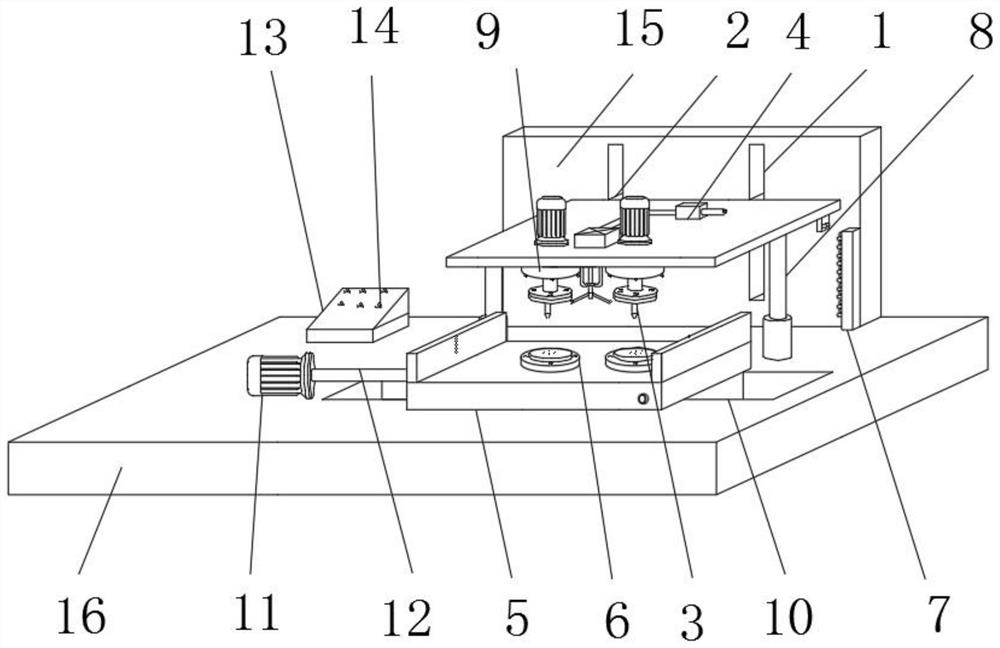 High-precision drilling machine for workpiece machining