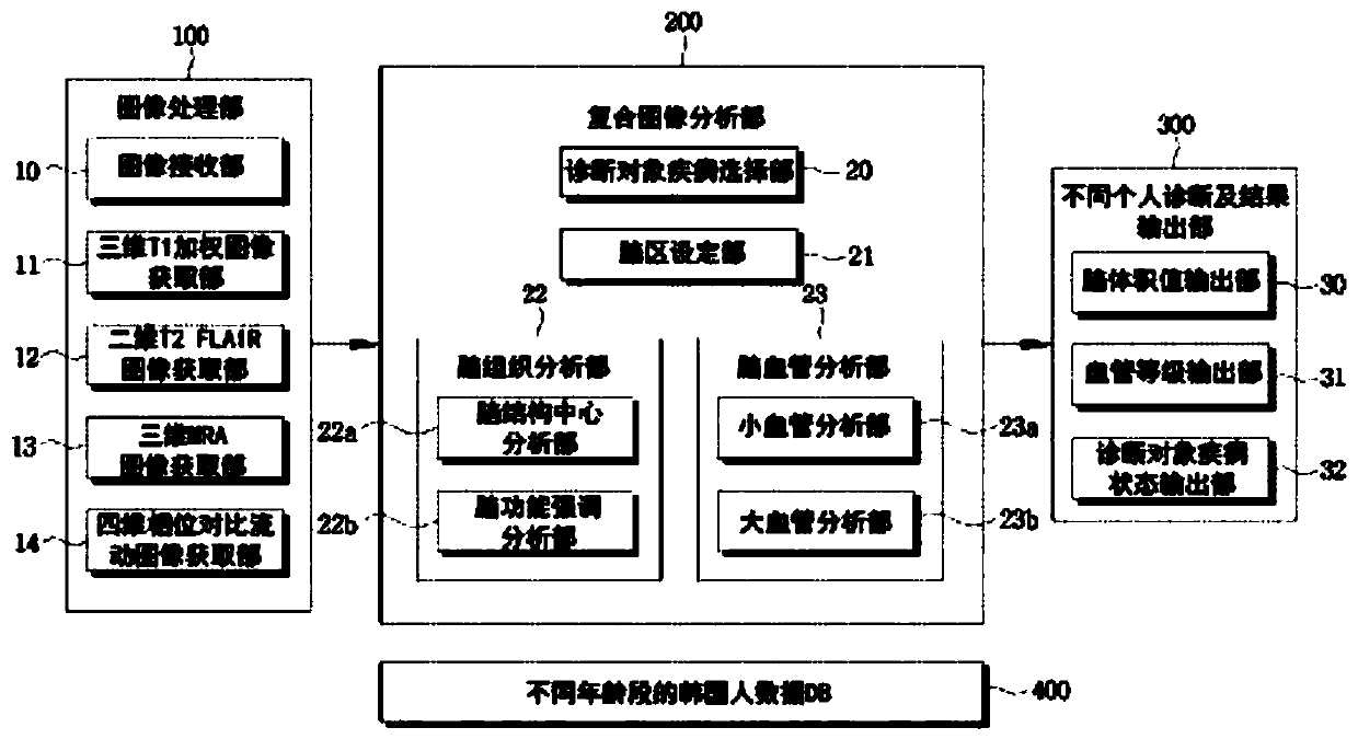 Medical image processing system and method for personalized brain disease diagnosis and state determination