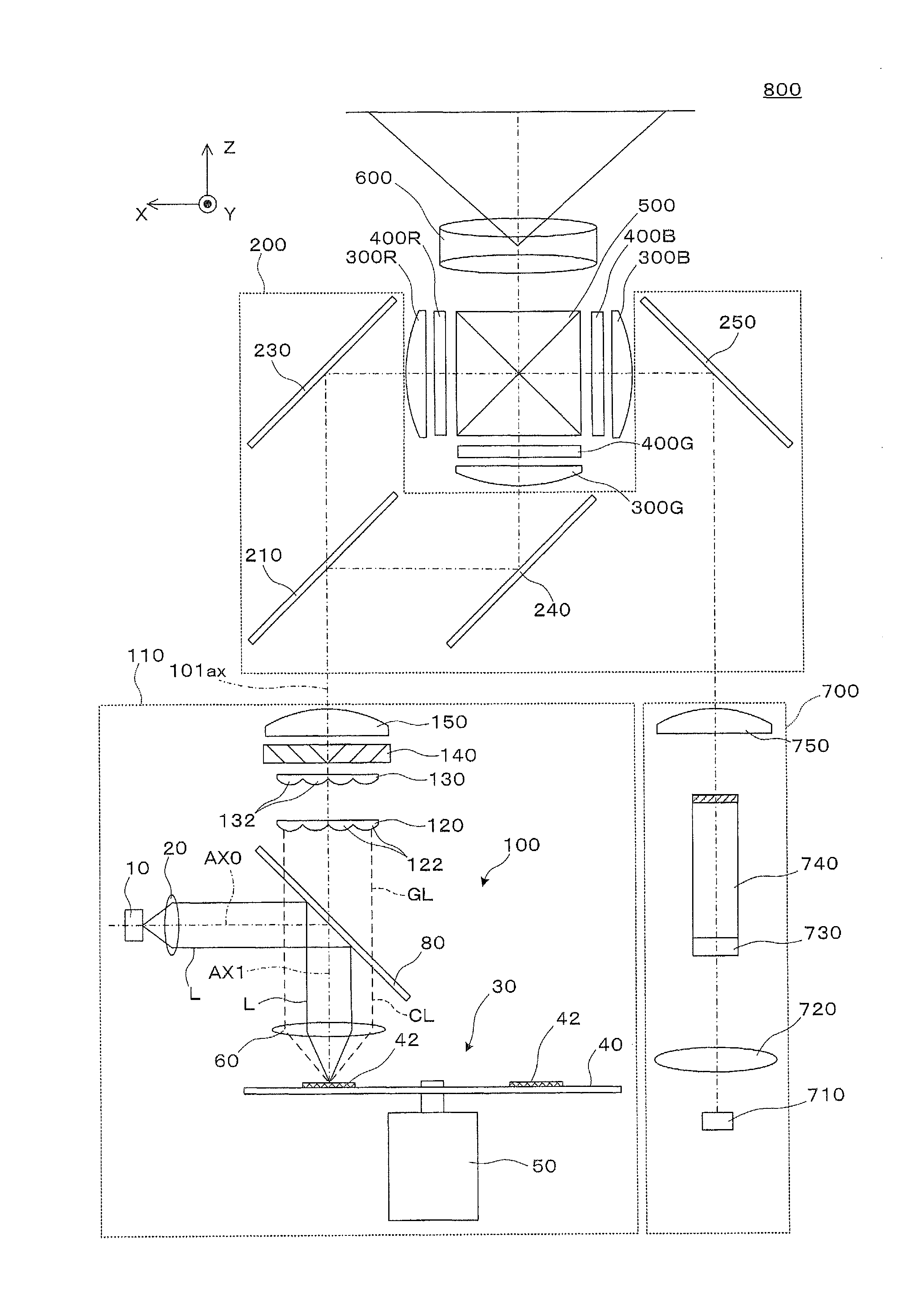 Light source device and projector