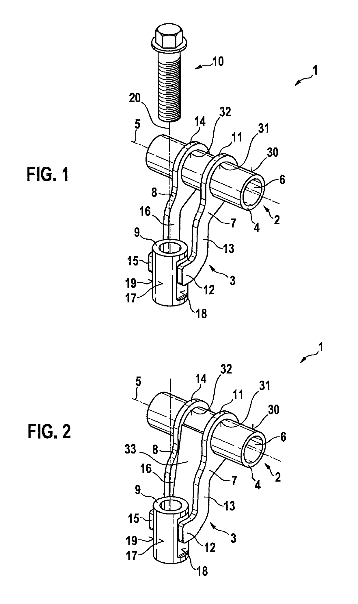 Holder for fastening a component to an internal combustion engine