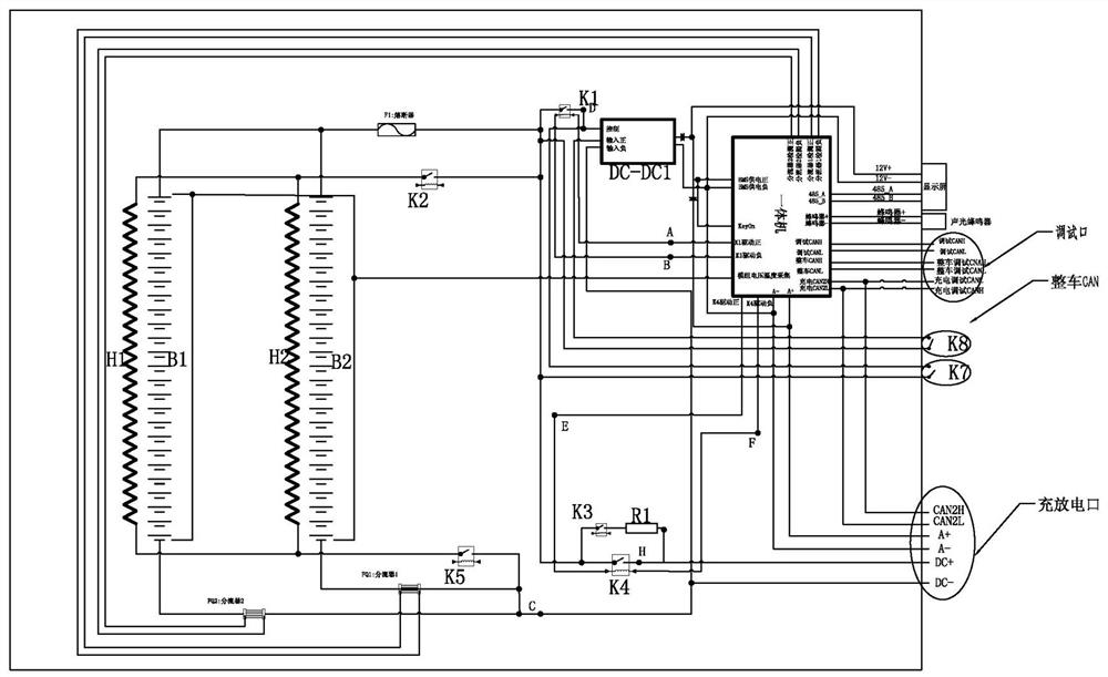 Novel lead-acid-modified lithium battery troubleshooting device and method