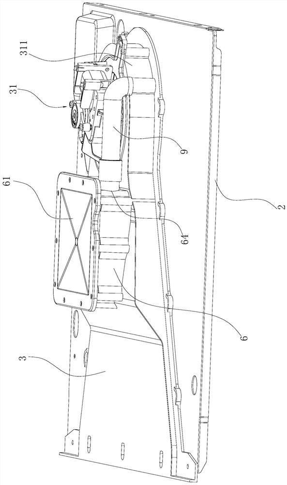 Steaming exhaust structure and electric steam box with same