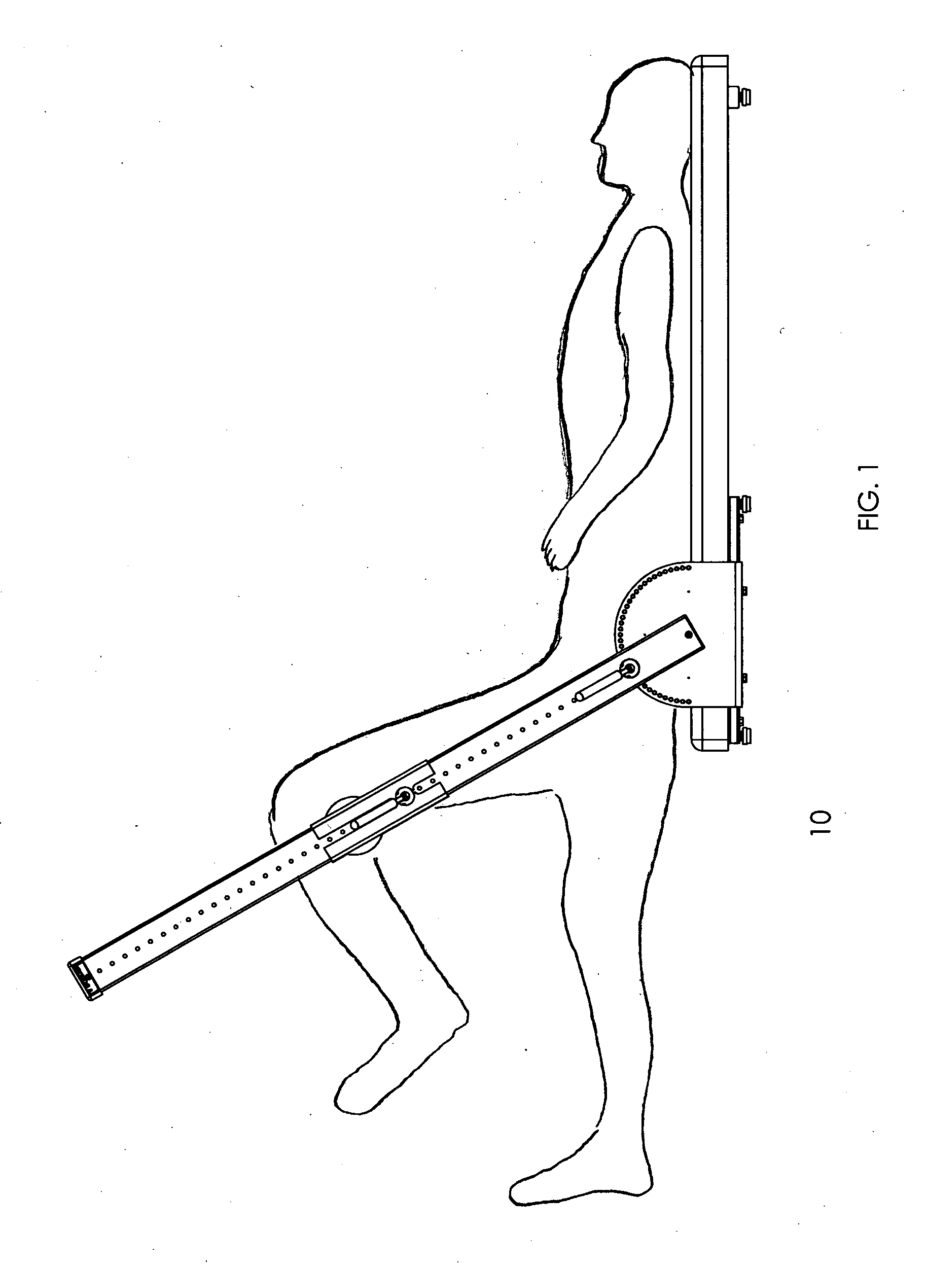 Leg Stretching Machine For Simultaneously Stretching All Stride Muscles And Method Of Using