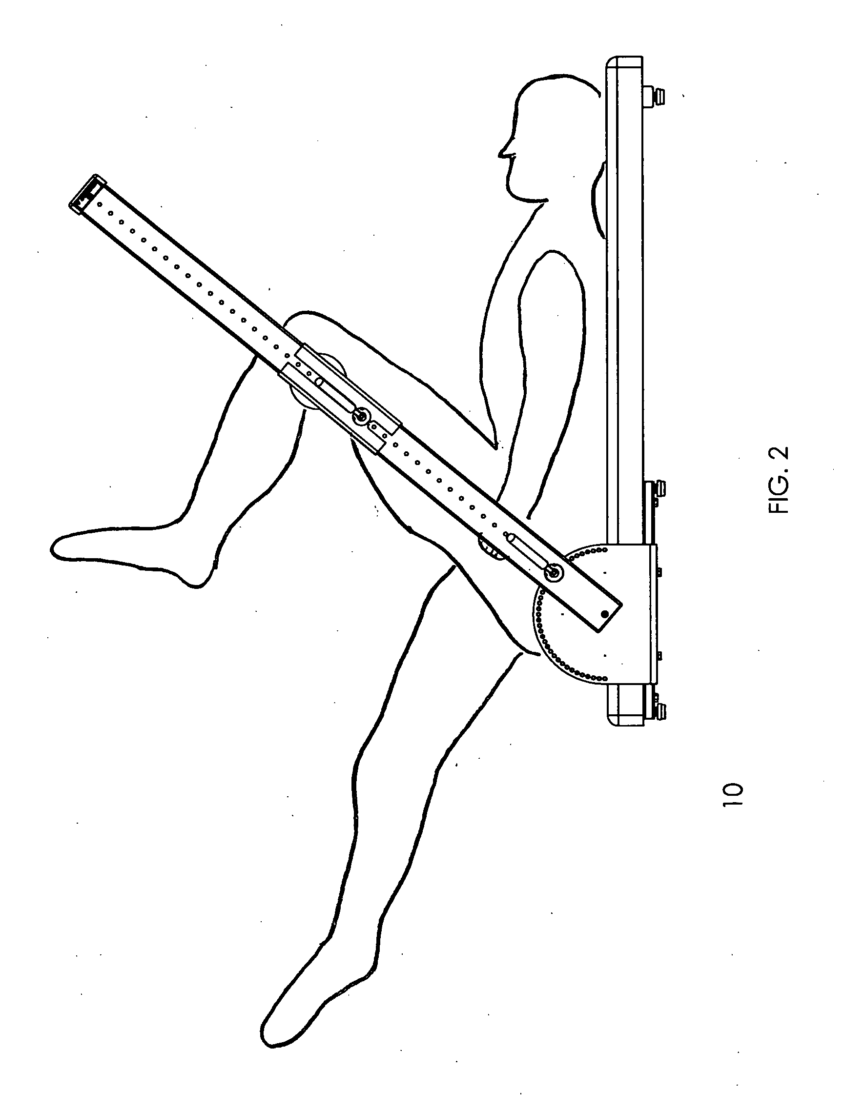 Leg Stretching Machine For Simultaneously Stretching All Stride Muscles And Method Of Using