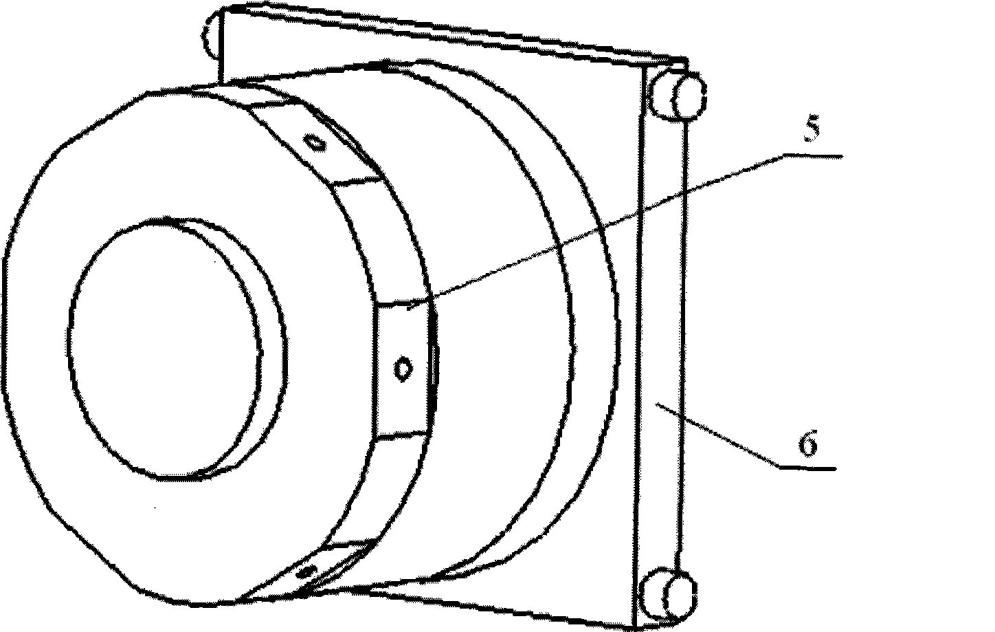 Aircraft system member mounting method and apparatus based on industrial robot