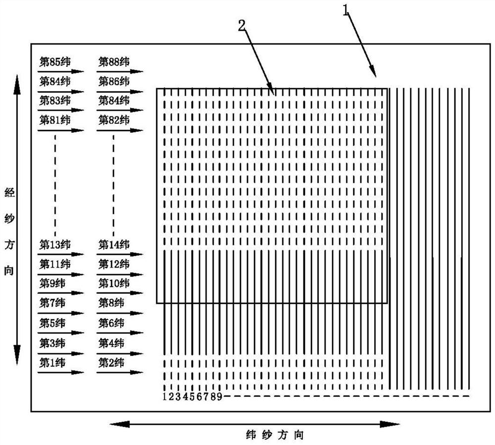 Three-dimensional woven fabric and weaving mode thereof