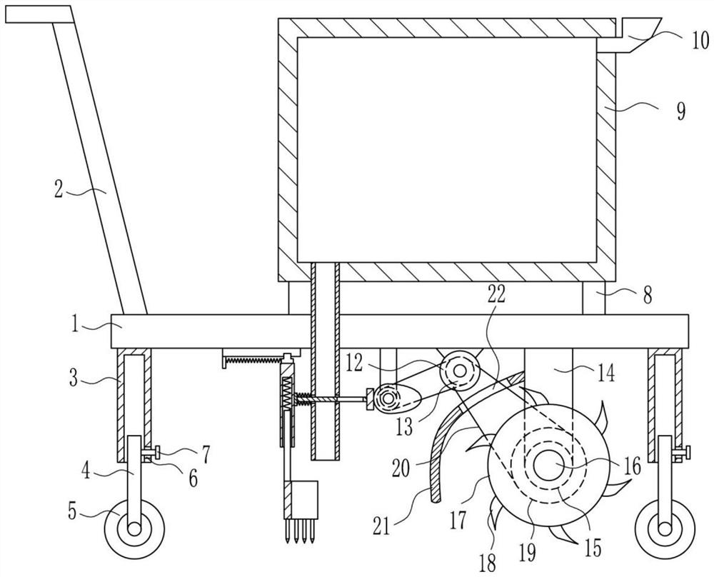 Apparatus for fertilizing crops