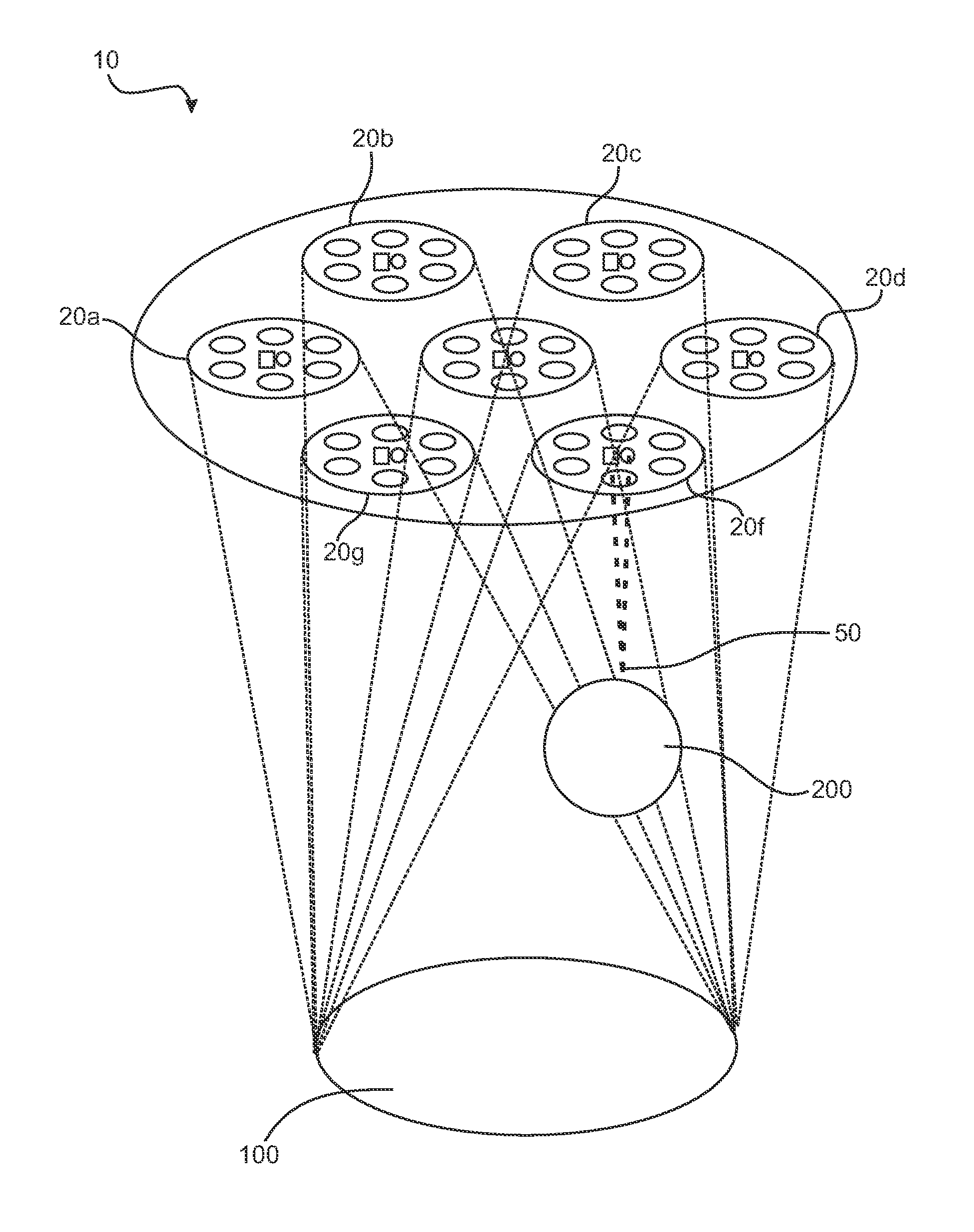 Method for improving the illumination of an illuminated area