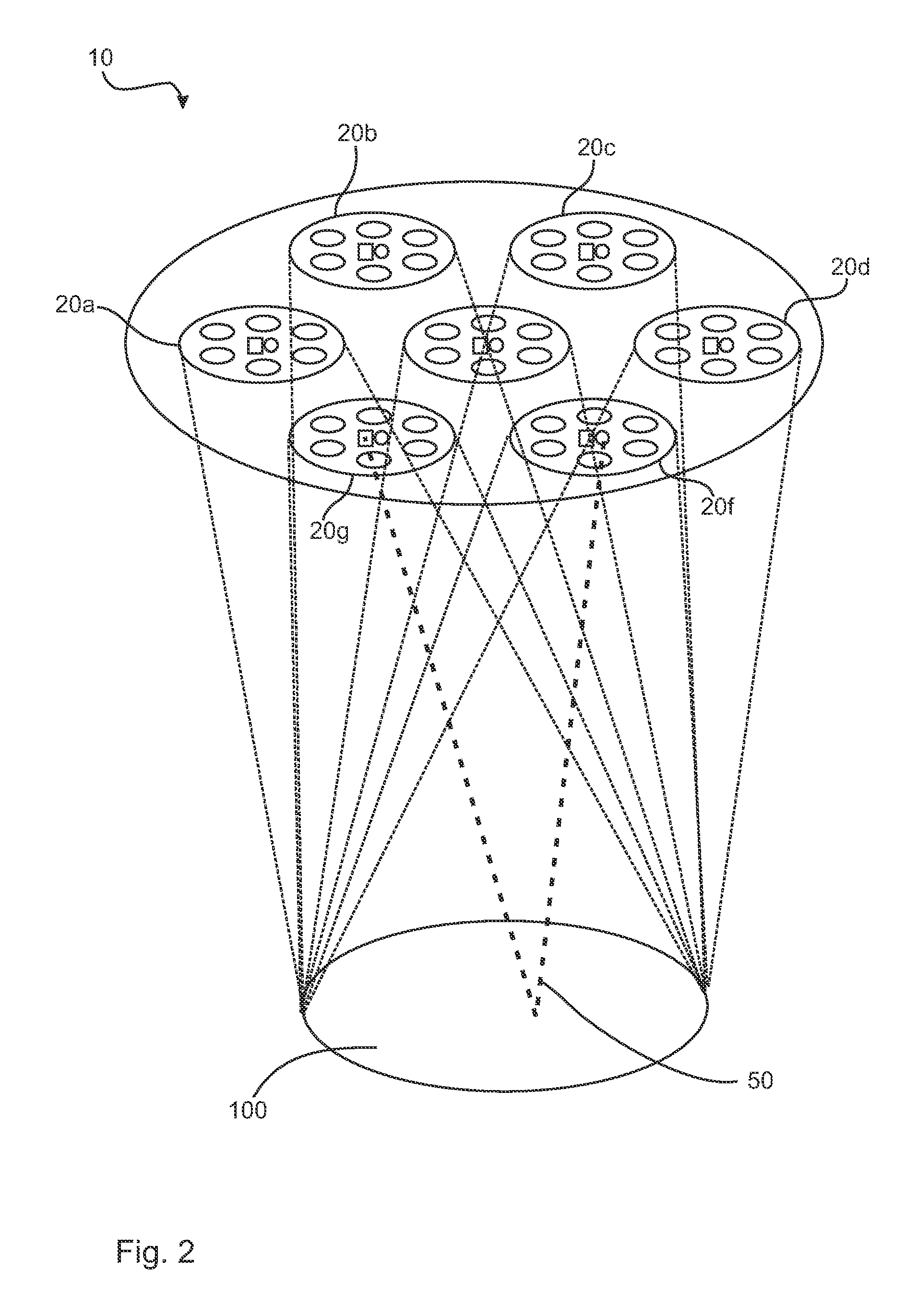 Method for improving the illumination of an illuminated area