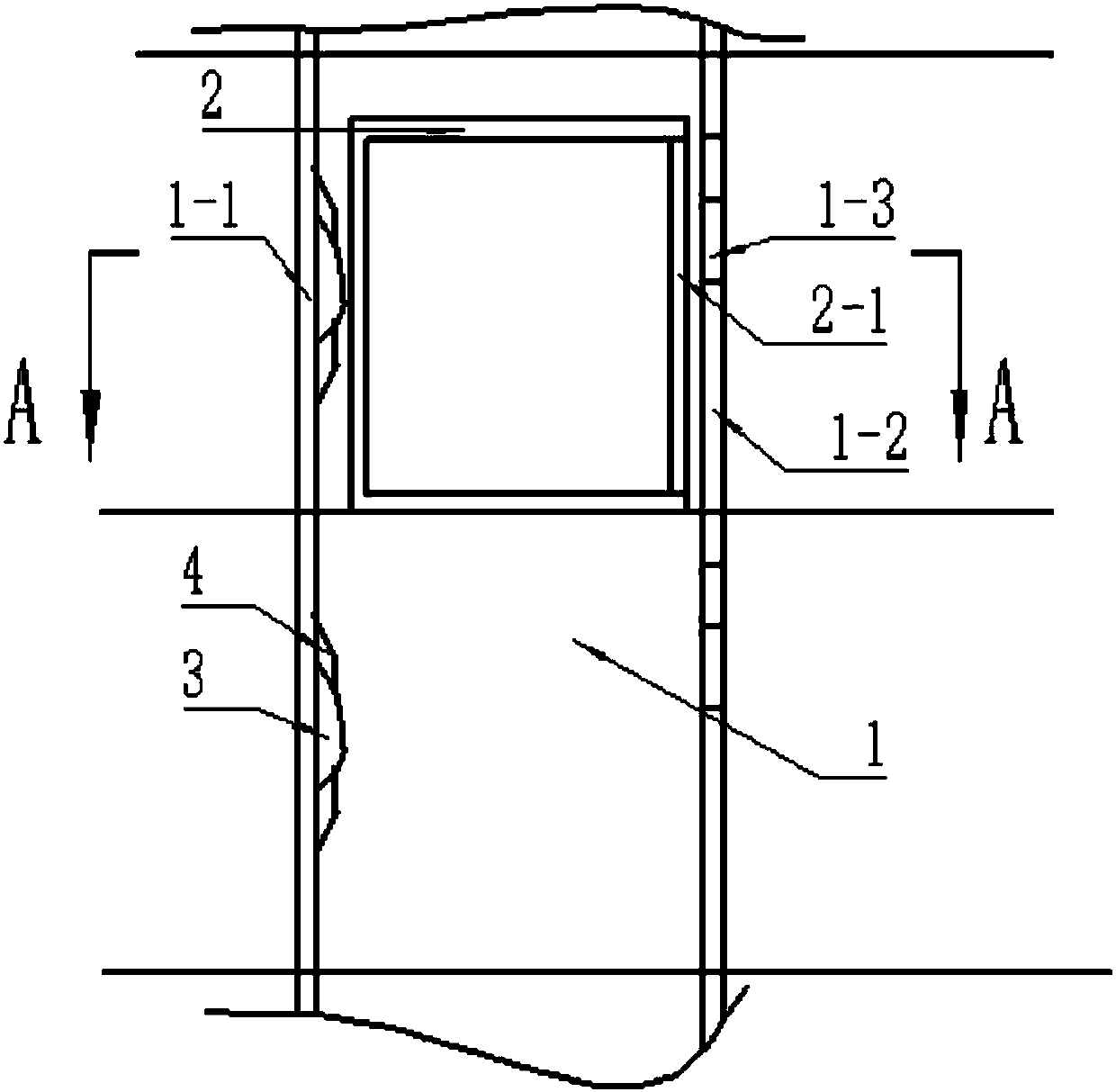 Building elevator step-missing prevention early warning device