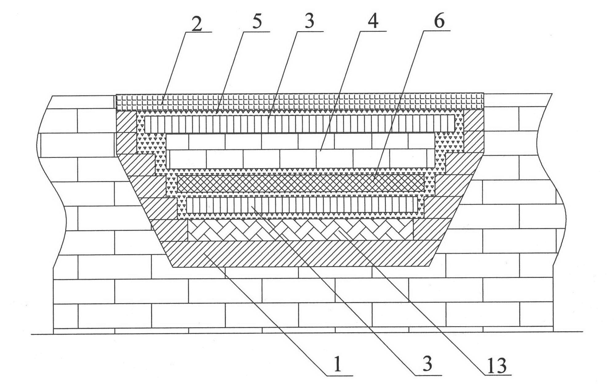 Coke oven top waste heat reclaiming system