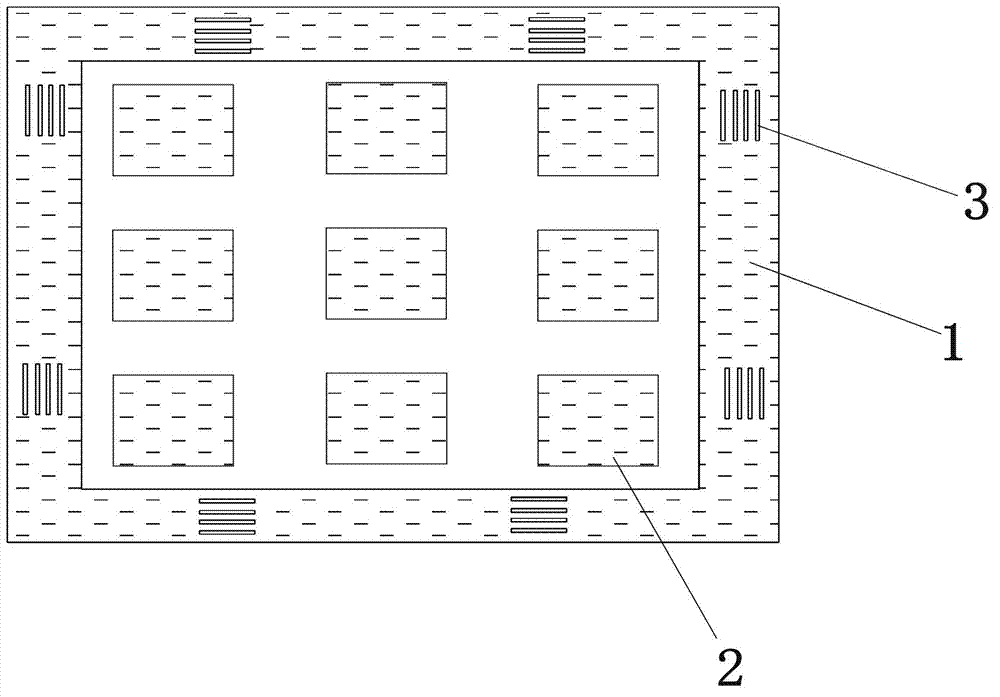 Board edge graphical tool manufacturing method preventing electrostatic spraying board from falling off