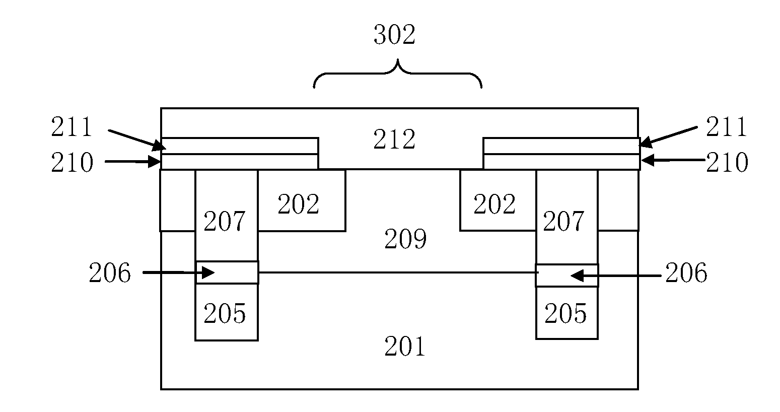 Structure for picking up a collector and method of manufacturing the same