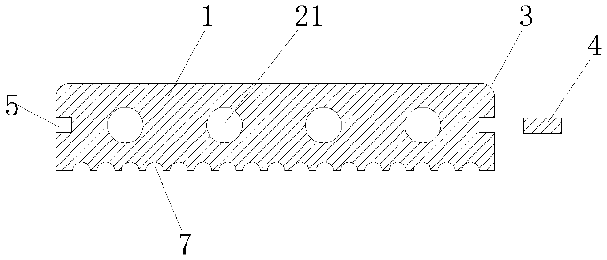 Outdoor insect preventing and aging resisting wood plastic floor and processing method