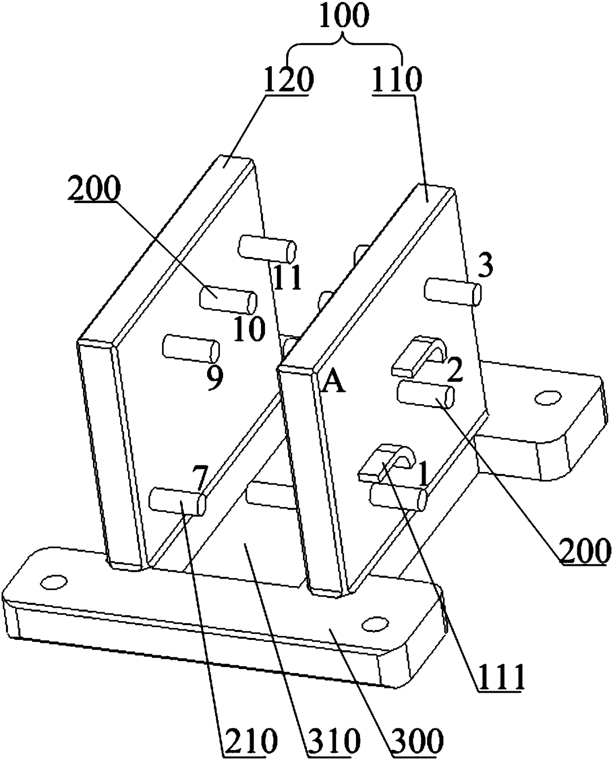 Motor wiring device