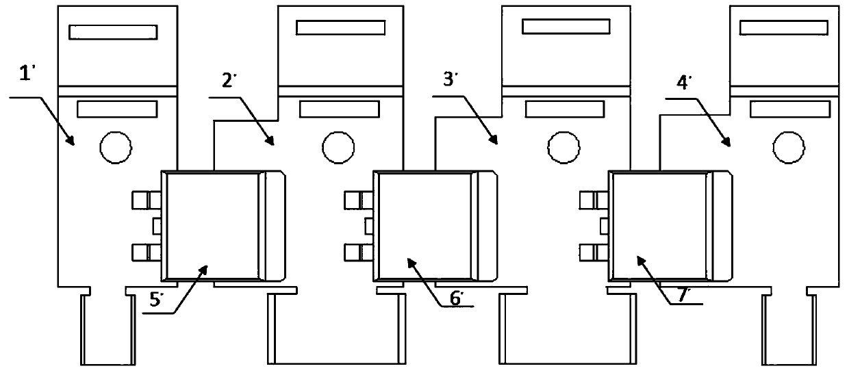 Integrated bypass protection device for field of solar energy and process method thereof