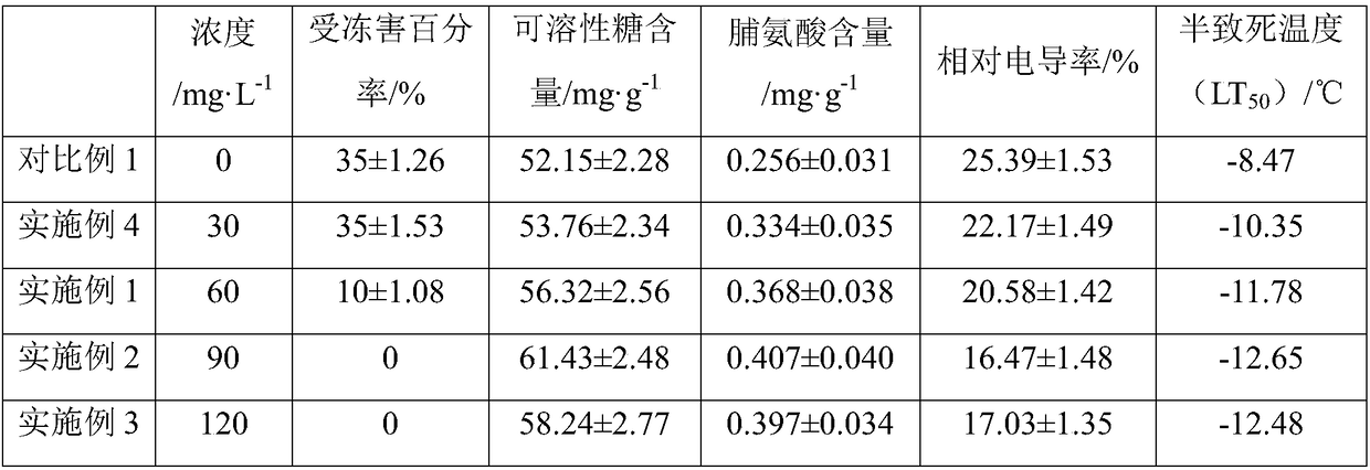 Method for improving cold resistance of styrax tonkinensis nursery stocks