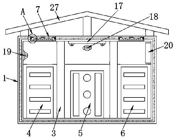 Maintainable box transformer with transformer cooling function